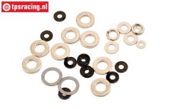 LOSB6535 LOSI Stalen Ringen Sorti, 27 st.
