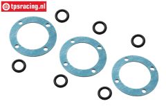 LOS-3716 LOSI 5IVE-T Differentieel pakking, set