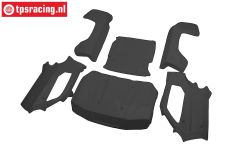 LOS-4000 LOSI 5IVE-T 3.0 Kap zwart, set