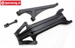 LOS-3680 LOSI 5IVE-TE 3.0 Chassis brace voor, set