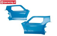 LOS-4004 LOSI 5IVE-T 3.0 Deur links-rechts blauw, set