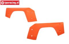 LOS-4011 LOSI 5IVE-T 3.0 Spatbord achter Oranje, set