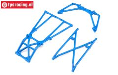 LOS241049 Rol kooi delen achter blauw LMT Truck, Set