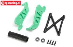 LOS241029 Wheelie bar Groen LMT Truck, Set