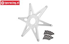 MX0606F-R PROMOTO Alu-Velg ster voor Zilver, 1 st.