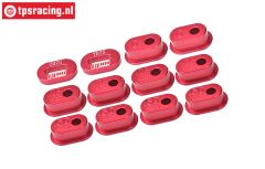 MX010-R PROMOTO Alu-Ketting spanner Rood, set