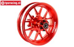 VITACRR-RD VITAVON Promoto CNC velg achter Rood, 1 st.