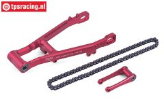 MX3057-R PROMOTO Alu achter vork Rood XL, Set