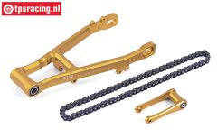 MX3057-GD PROMOTO Alu achter vork Goud XL, Set