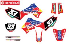 CS0980/28 PROMOTO stickers Honda Gas Gas, set