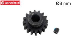 LOS-3753 LOSI 5IVE-TE Stalen tandwiel 16T-Ø8 mm, 1 st.