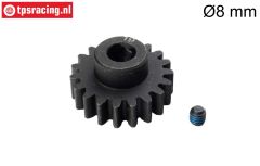 LOS-3733 LOSI 5IVE-TE-Stalen tandwiel 19T-Ø8 mm, 1 st.
