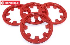MM1800/R MADMAX Beadlock Rood Ø120 mm, 4 st.