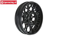 PRO282003 PROMOTO Supermoto Voor velg zwart, 1 st.