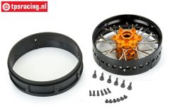 PRO284700T3 Pro-Spec V2 Alu Velg Voor SM Zwart/Goud, Set
