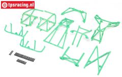 LOS241027 Rol kooi compleet Groen LMT Truck, Set
