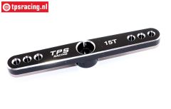TPS0850/06 Aluminium Servo hevel 15T-L73 mm Zwart, 1 st.