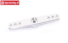 TPS0820/02 Aluminium Servo hevel 25T-L62 mm Zilver, 1 st.