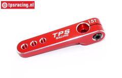 TPS0830/04 Aluminium Servo hevel 15T-L47 mm Rood, 1 st.