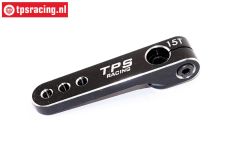 TPS0830/06 Aluminium Servo hevel 15T-L47 mm Zwart, 1 st.