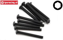 TLR255021 TLR Inbus Bolkop M5-L45 mm, 10 st.