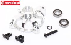 TPS5113/01 Aluminium Koppeling klok houder Zilver, Set