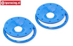 BWS59089/02B Beadlock Disk Blauw Ø120 mm, 4 St.