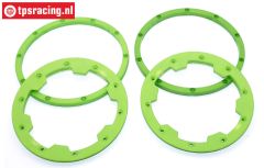 TPS5030/GR HD Nylon Beadlock Groen Ø120 mm, 4 st.