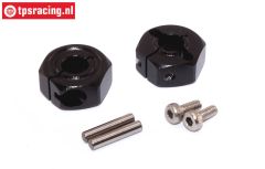 XR-FG8064BK X-Rider Flamingo Alu Wiel meenemers Zw., 2 st.