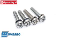 ZN0089 Walbro pomphouder schroef, 4 st.