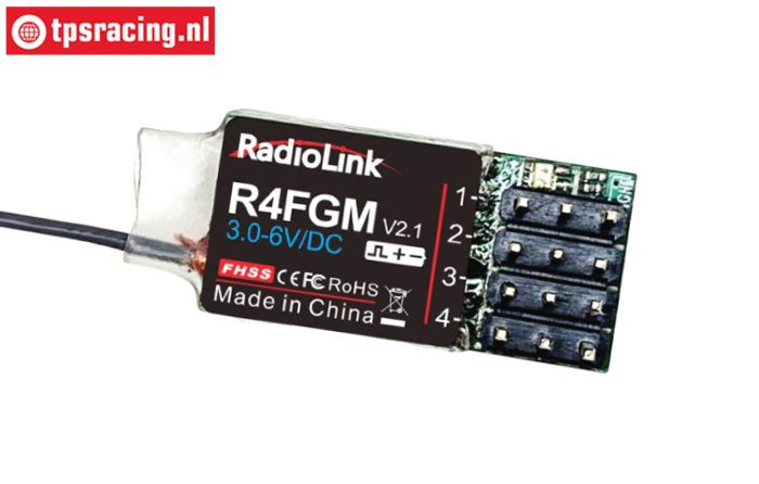 RADIOLINK R4FGM V2.1 2.4 Gig.MINI ontvanger, 1 st.