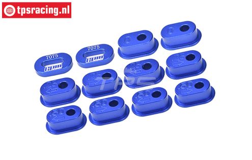 MX010-B PROMOTO-MX Alu-Ketting spanner blauw, set