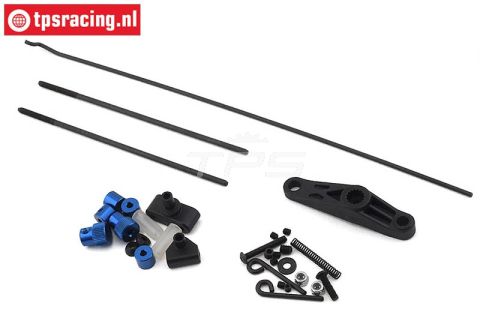 LOS251076 Gas-Rem stangen LOSI 5T 2.0, Set