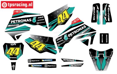 CS0980/24 PROMOTO stickers Petronas Hamilton, set