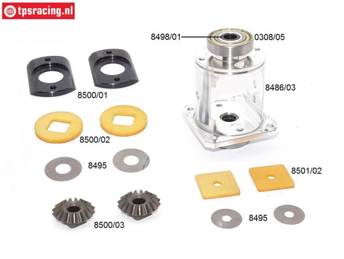 Bouwtekening FG Alu-Differentieel FG8502