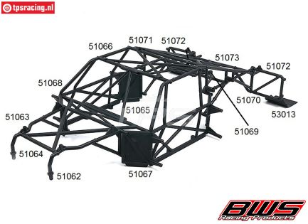 BWS Racing DTT7 Rolkooi