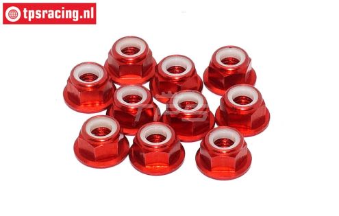TPS1225/01 Alu borgmoer M5 Rood, 10 st.