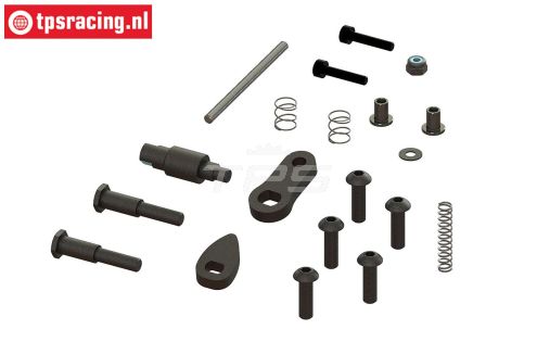 ARA311116 ARRMA Achterrem module metalen delen, set
