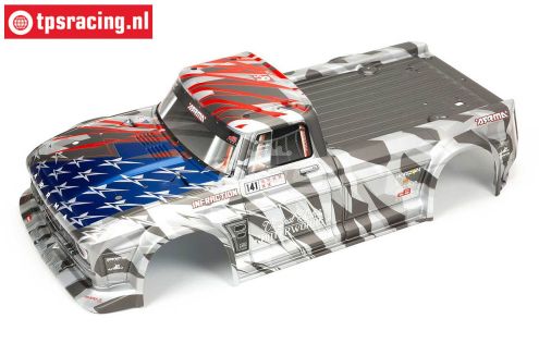 ARA410006 ARRMA Infraction 6S kap Zilver-Rood, 1 st.