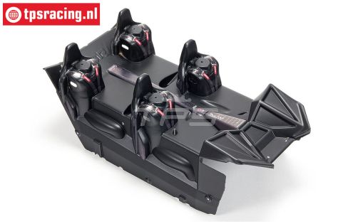 ARA411013 ARRMA Fireteam Kap interieur Zwart, 1 st.
