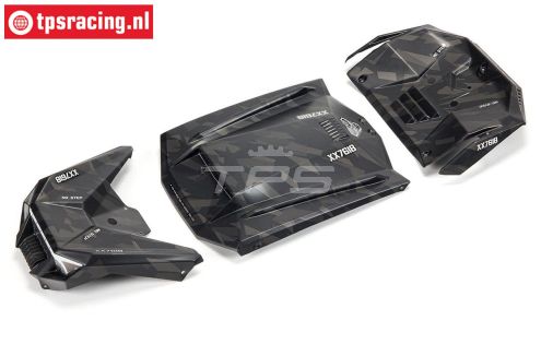 ARA411023 ARRMA Fireteam Kap Zwart Camo, set
