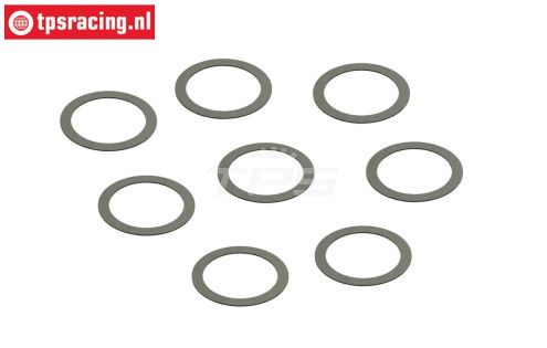 ARA709031 ARRMA Pas ring Ø13-Ø16-D0,2 mm, 8 st.
