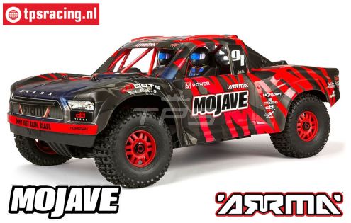 ARA7604V2T2 ARRMA 1/7 Mojave 6S V2 4WD Rood/zwart RTR