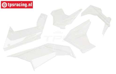 ARA411009 ARRMA Fireteam zij Kap Transparant, set