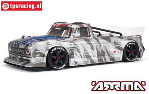 ARA7615V2T2 ARRMA INFRACTION 6S BLX Zilver