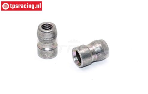 ZN0045 NGK Stalen bougie moer, 2 st.