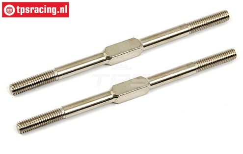 BWS55018 Instelstang M6- L112 mm BWS-LOSI, 2 st