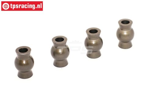 BWS55042 Aluminium Kogels Ø11/Ø5,3-H16 mm BWS-LOSI, 4 st.