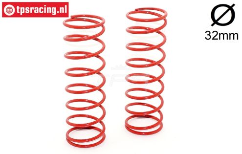 BWS55050/01R Schokdemper veer Rood Ø3,0-L115, 2 st.