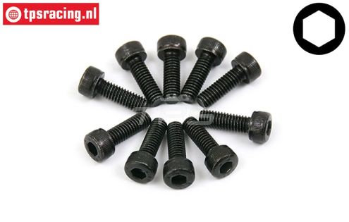 BWS56005 Inbus normale kop M4-L12 mm, 10 st.